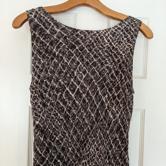 Ronni Nicole Vintage Floor Length Dress Animal Print - Picture 2 of 6